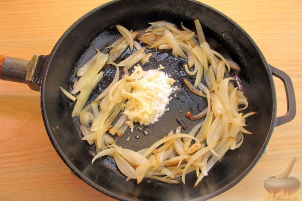 Курица с грибами, по-строгановски