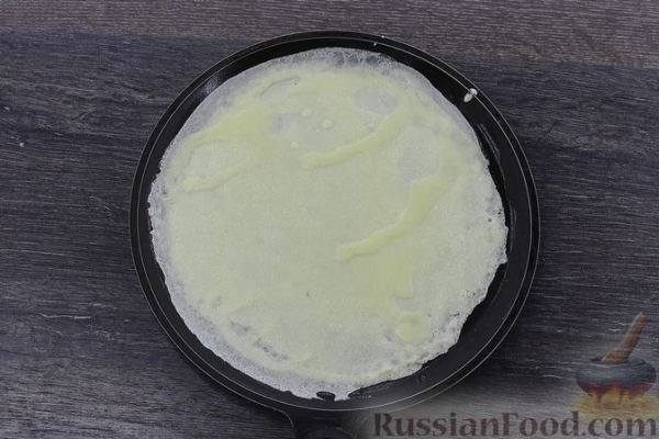 Блинчики с куриным фаршем