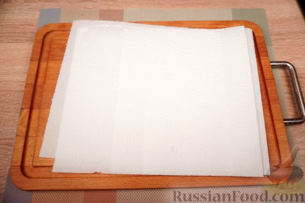 Креветки, жаренные в тесте катаифи (во фритюре)