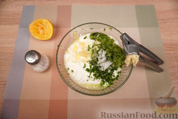 Креветки, жаренные в тесте катаифи (во фритюре)