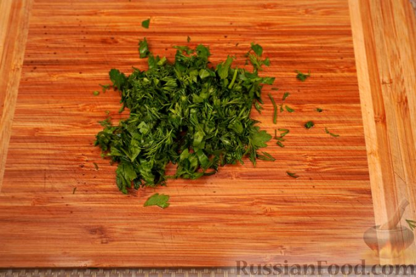 Фёзелек (суп) с зелёным горошком