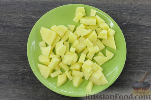 Суп с чечевицей, фрикадельками и овощами