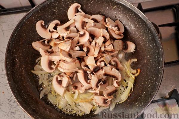 Яйца, фаршированные печенью и грибами
