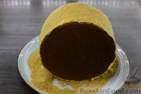 Медовый торт на сковороде