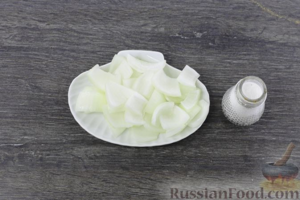 Шашлык из сосисок с овощами