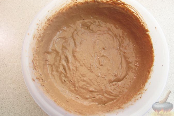 Шоколадный кекс с бананом