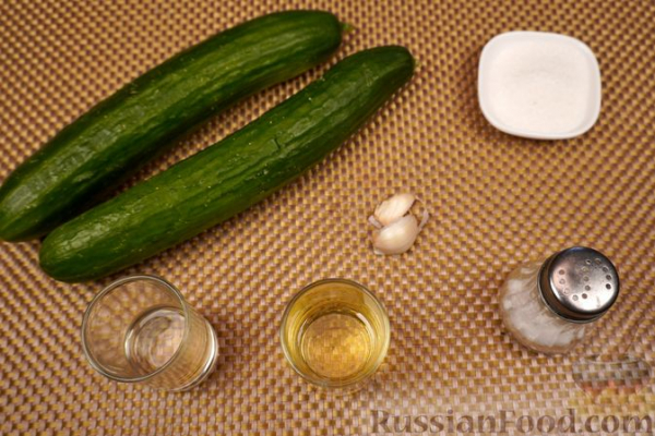 Венгерский салат из огурцов
