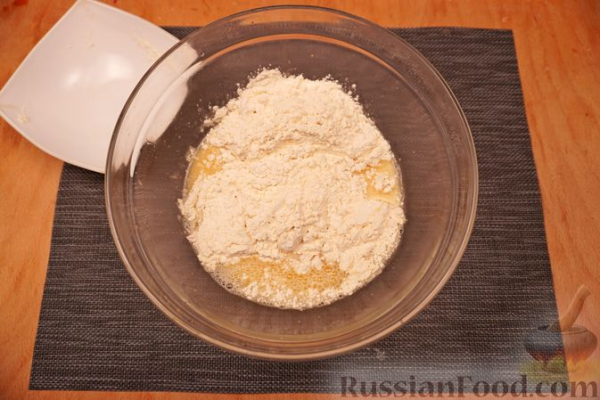 Ананасовые дрожжевые оладьи