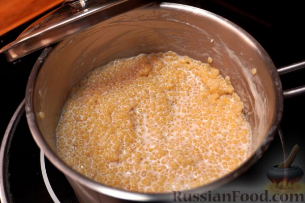 Молочный птитим с сухофруктами