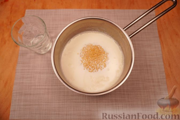 Молочный птитим с сухофруктами