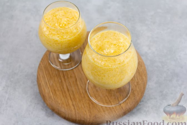 Мусс из консервированных фруктов и банана