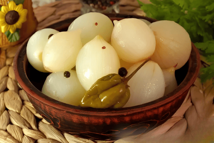 Лук в пивном маринаде