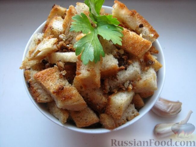 Сухарики чесночные Сухарики чесночные