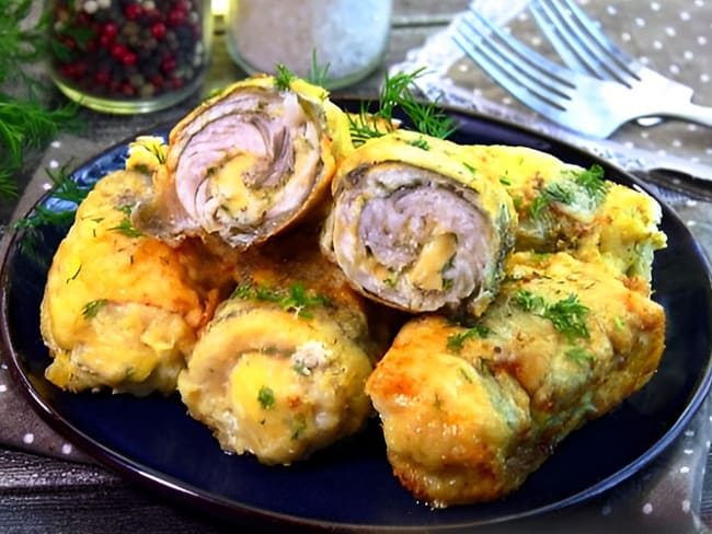 Рулетики из хека
