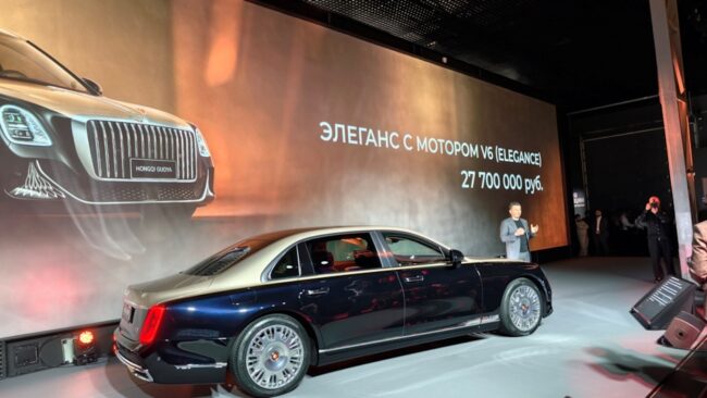 Самый дорогой представительский седан Hongqi Guoya выходит на рынок России